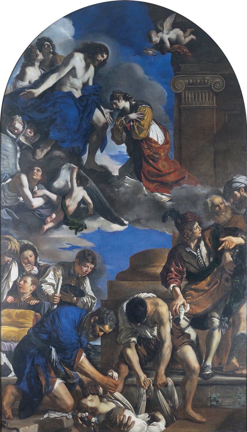 Sainte Pétronille's Begravelse - Guercino