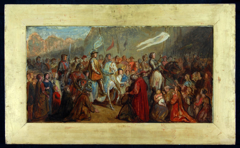 Jeanne d'Arc og Karl VII's indgang i Reims - Ary Scheffer
