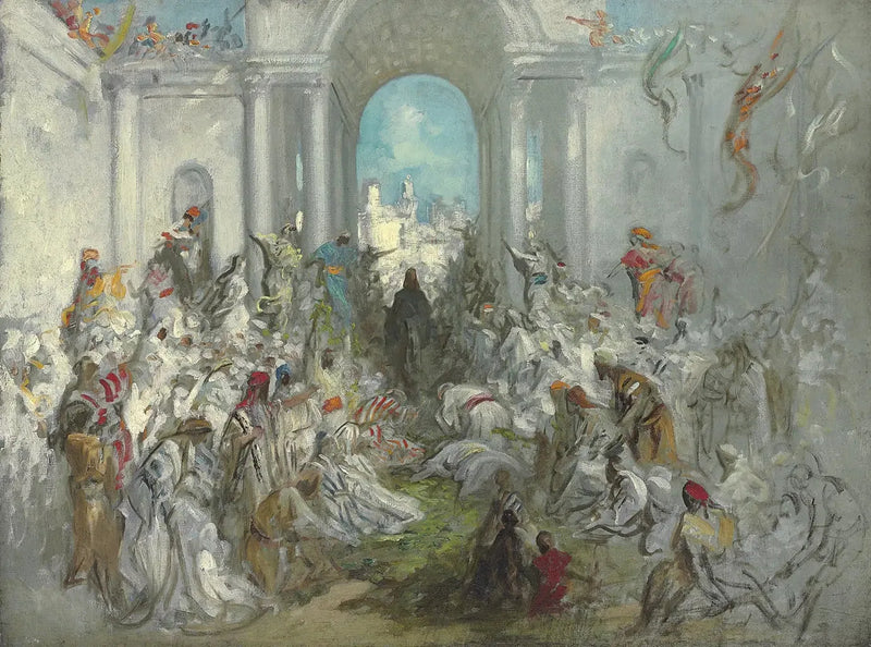 Indgangen til Kristus i Jerusalem - Gustave Doré