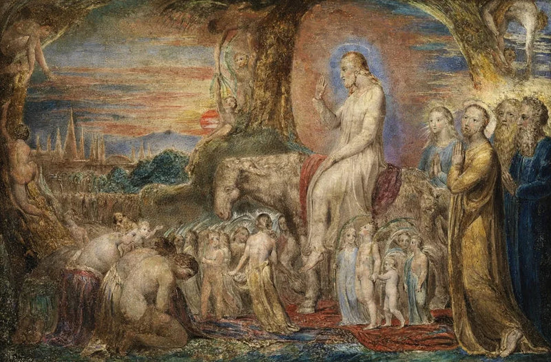 Indgangen til Kristus i Jerusalem - William Blake