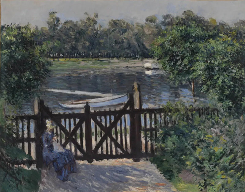 Indgangen til haven, Petit-Gennevilliers - Gustave Caillebotte