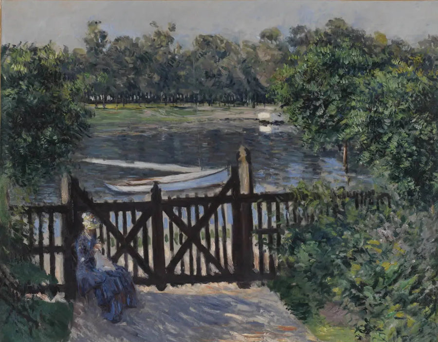 Indgangen til haven, Petit-Gennevilliers - Gustave Caillebotte