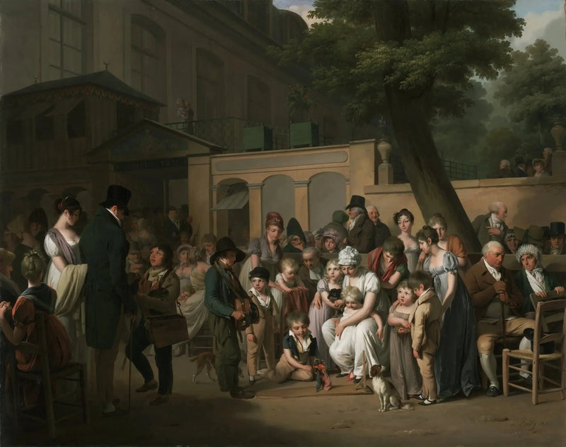 Den tyrkiske haveindgang - Louis-Léopold Boilly