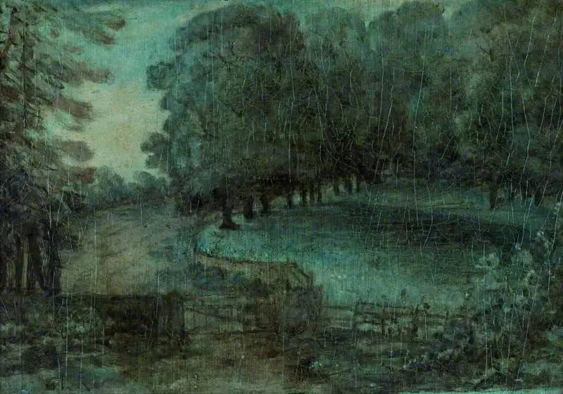 Indgangen til parken hos hr. Thrale, Streatham - Joshua Reynolds