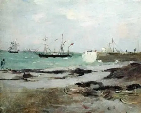 Havneindgangen - Berthe Morisot