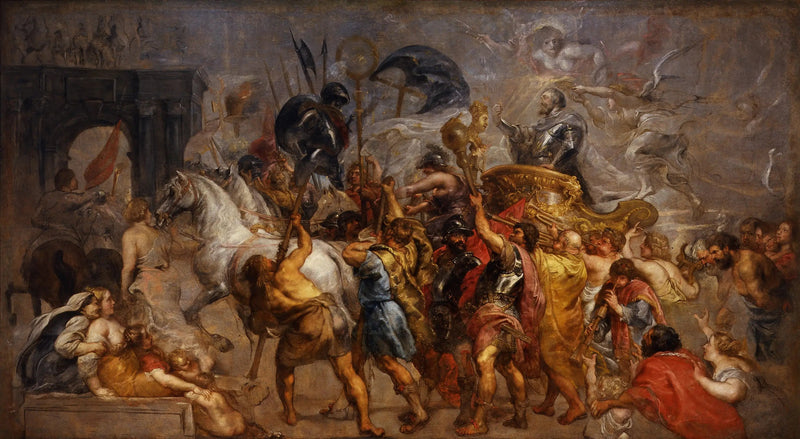 Henri IV's triumferende indtog i Paris - Peter Paul Rubens
