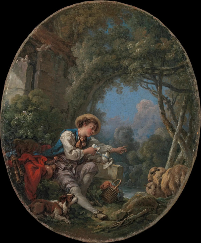 Afsendelse af budbringeren - François Boucher