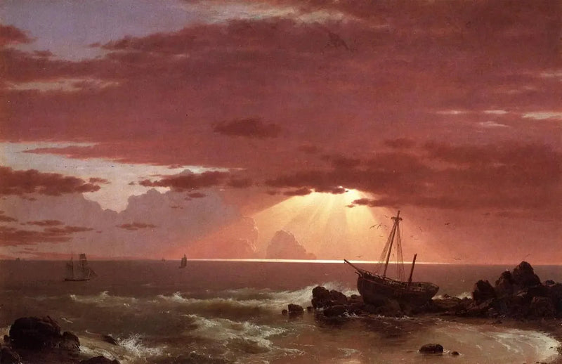 Skibetbrud - Frederic Edwin Church