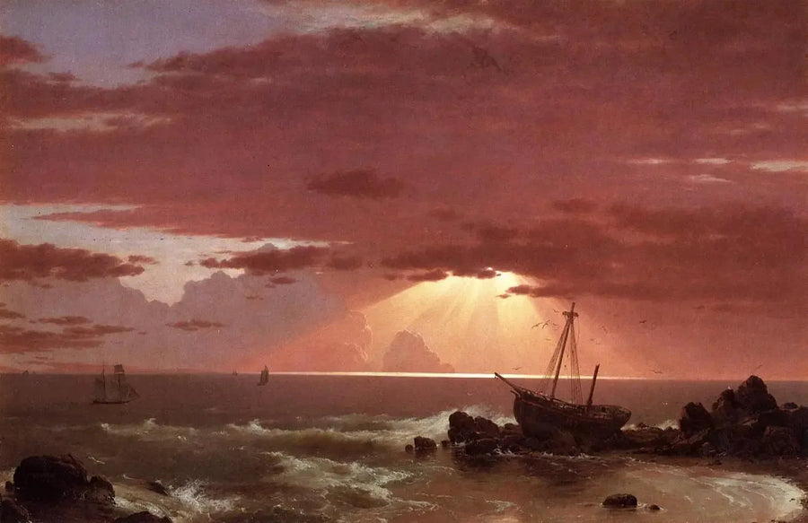 Skibetbrud - Frederic Edwin Church