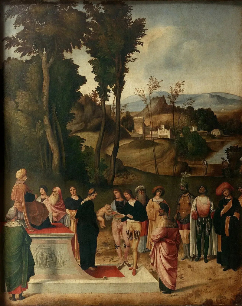 Moises' Ildprøve - Giorgione