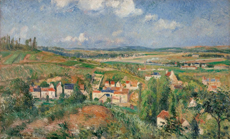 L'ermitage om sommeren, Pontoise - Camille Pissarro