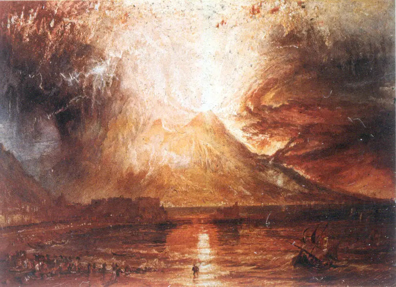 Udspringet af Vesuv - J. M. W. Turner