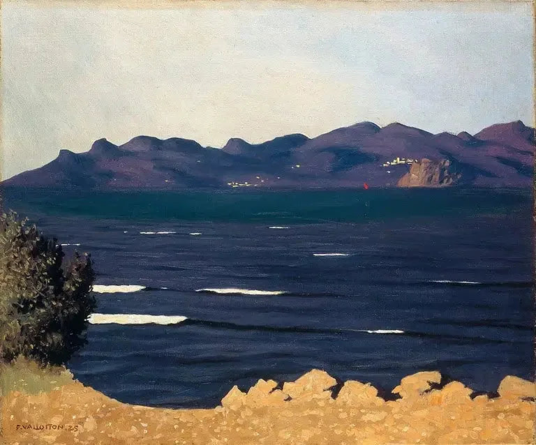 Estérel og Cannes-bugten - Félix Vallotton