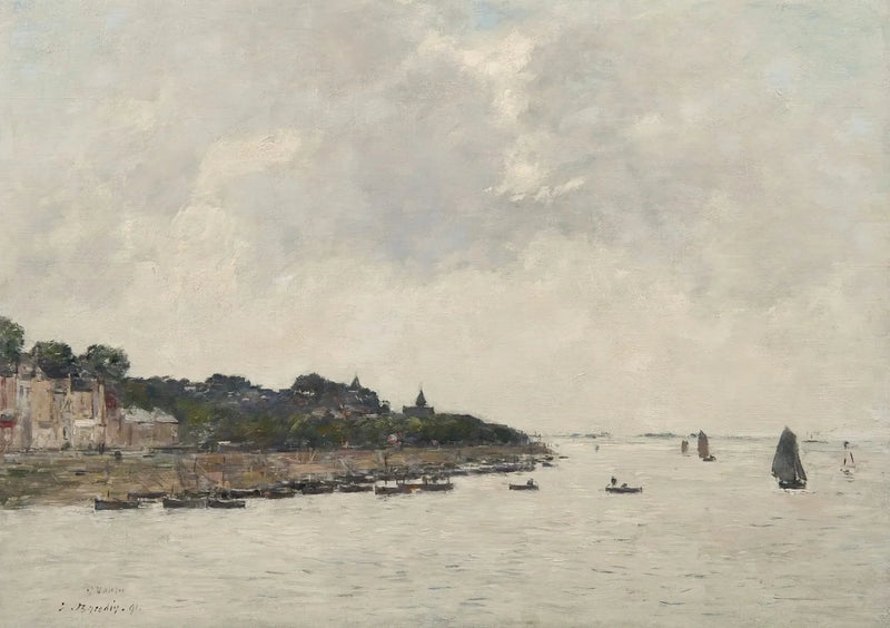 Estuaret af Somme ved Saint-Valéry-sur-Somme - Eugène Boudin