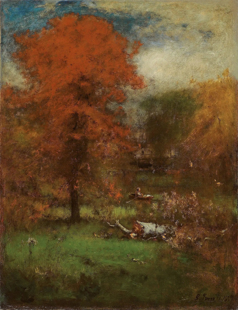 Møllens dam - George Inness
