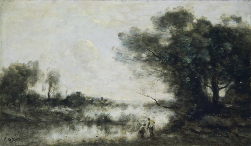 Dammen - Jean-Baptiste Camille Corot