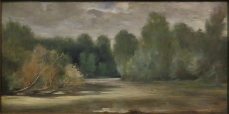Dammen, nær Louroux - Eugène Delacroix