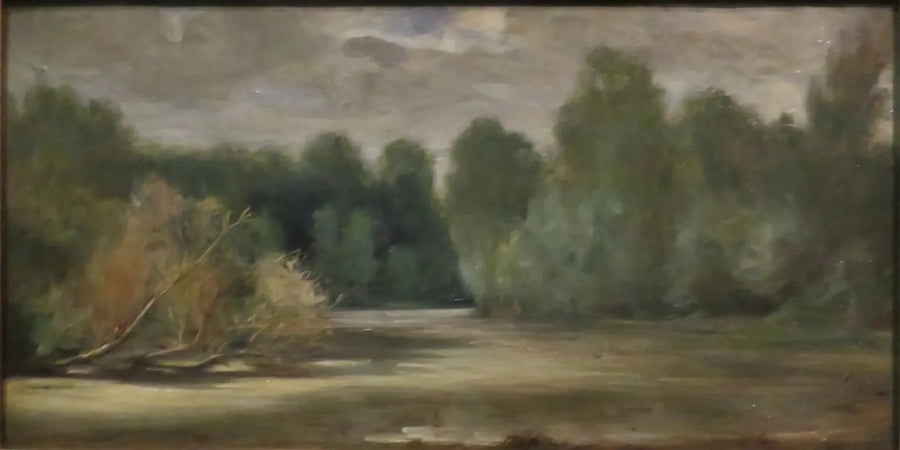 Dammen, nær Louroux - Eugène Delacroix