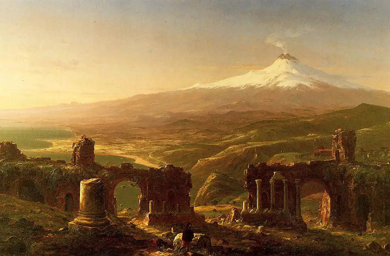 Etna fra Taormina - Thomas Cole