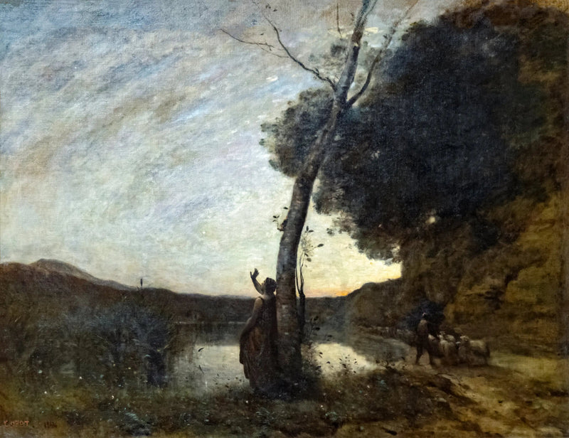 Stjernen over hyrden - Jean-Baptiste Camille Corot