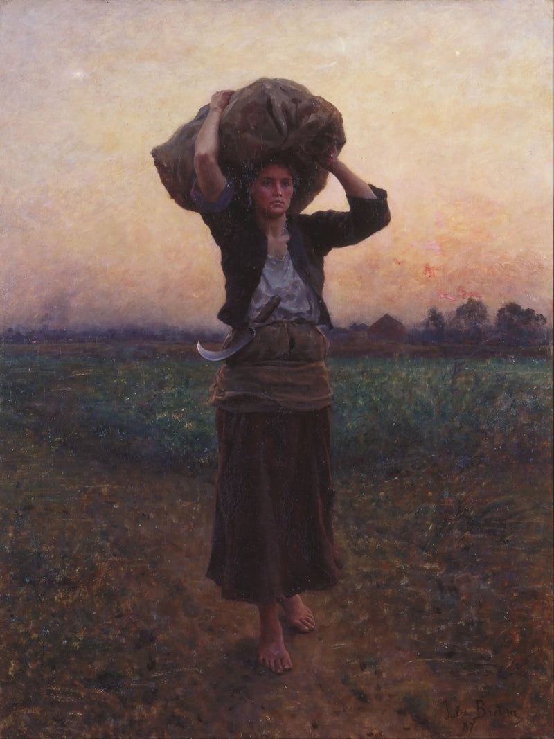 Stjernen af hyrden - Jules Breton