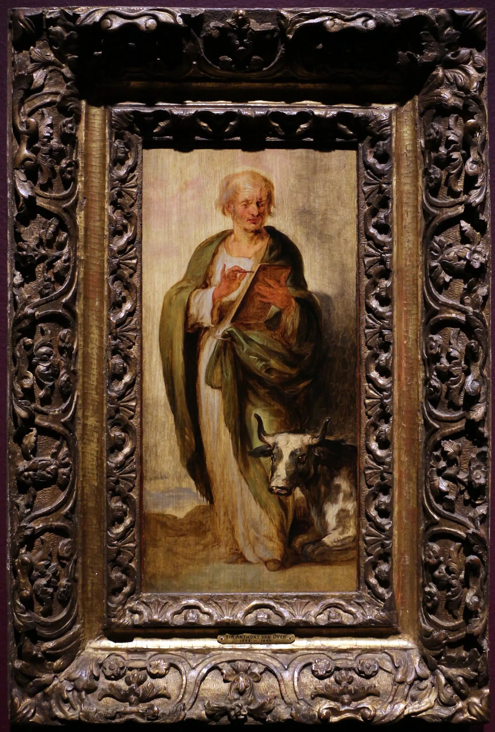 L'évangéliste Marc - Antoine van Dyck image 1 copie peinte à la main à l’huile