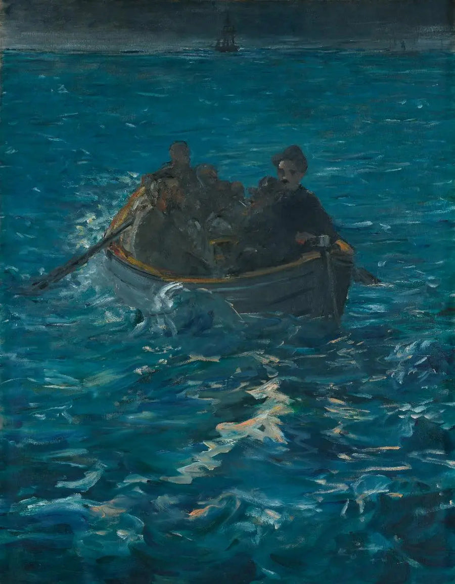 Rocheforts flugt - Édouard Manet