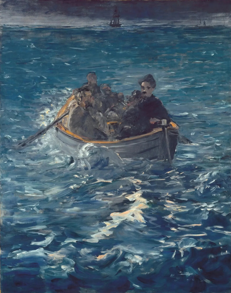 Rocheforts flugt - Édouard Manet