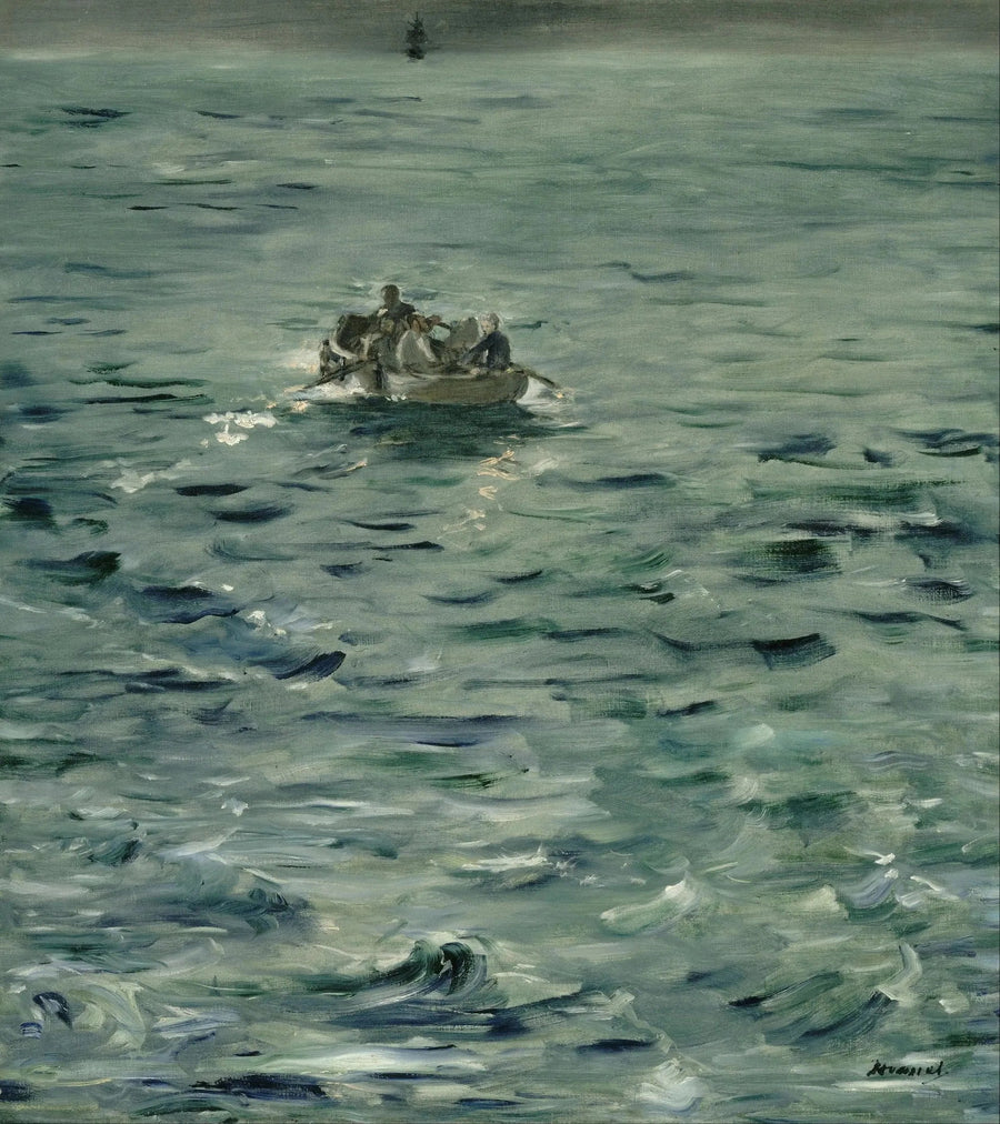 Rocheforts flugt - Édouard Manet