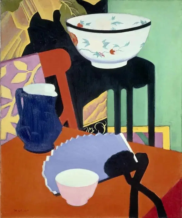 Den blå fan - Francis Cadell