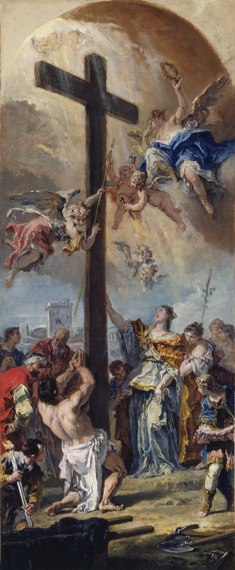 Højtideligheden af den sande kors - Sebastiano Ricci