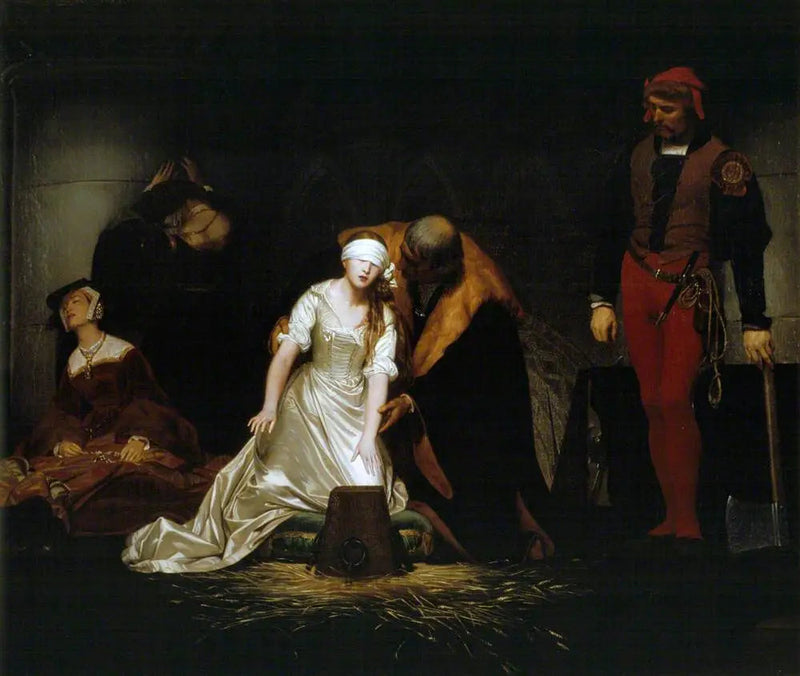 Udførelsen af Lady Jane Grey - Paul Delaroche