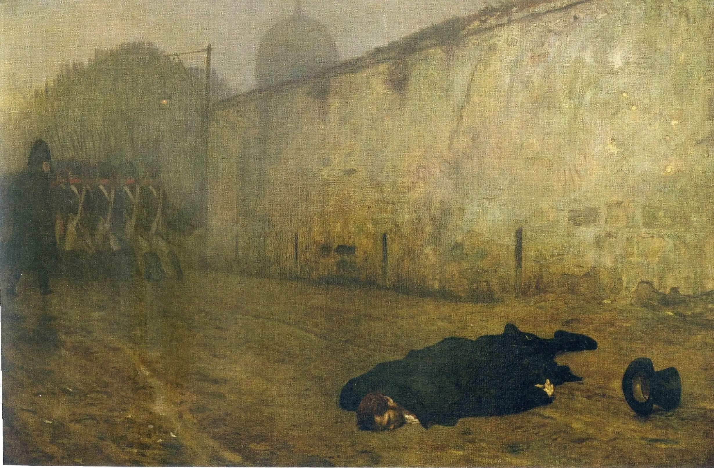 Reproduction du tableau « L'exécution du maréchal Ney - Jean-Léon Gérôme » par Alpha Reproduction en peinture à l’huile