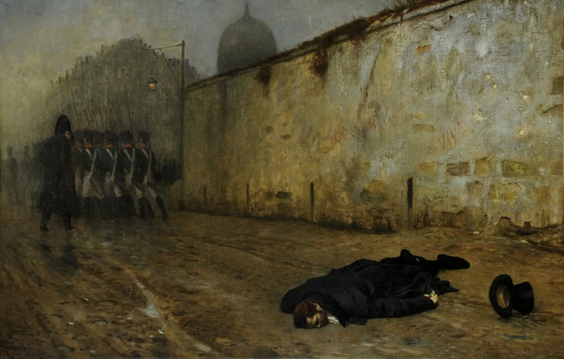 Marshals Neys udførelse - Jean-Léon Gérôme