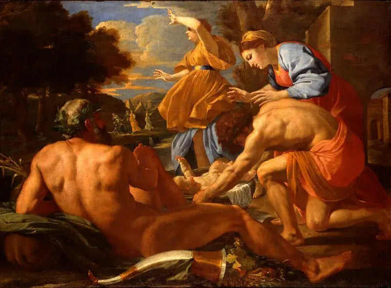 Moses' Udstilling - Nicolas Poussin