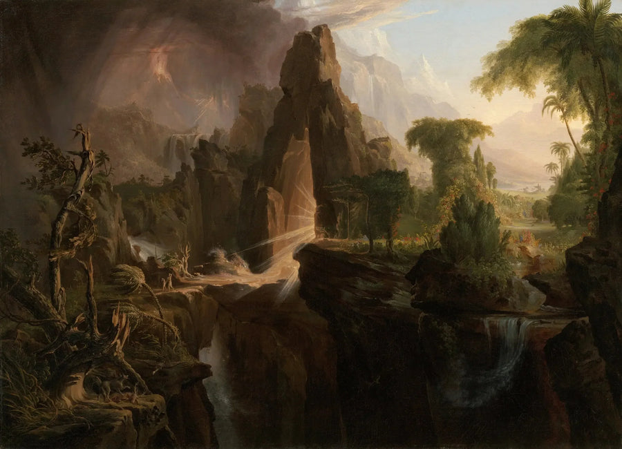 Udstødelsen fra Edens Have - Thomas Cole