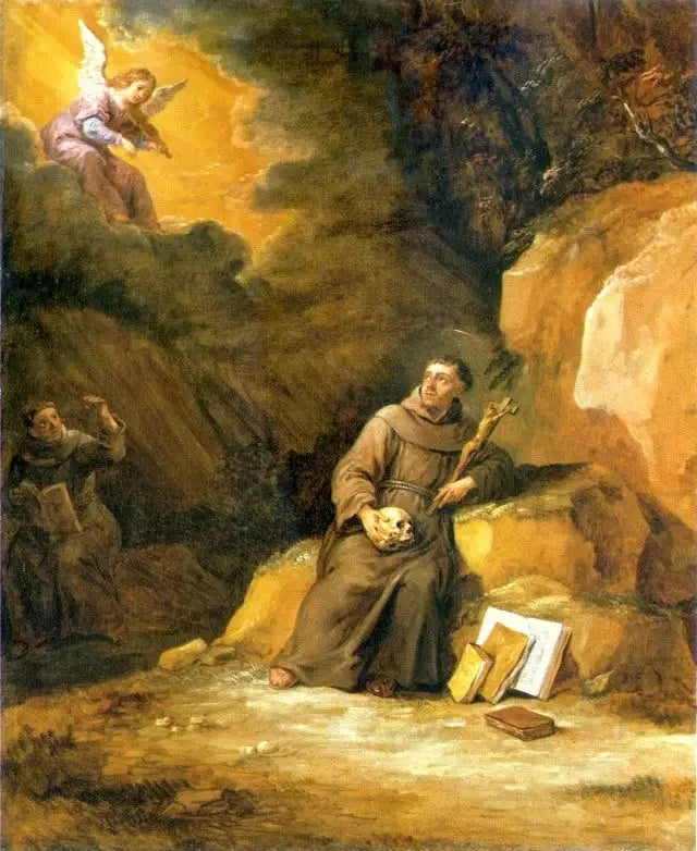 Ekstasen af Saint-François. - David Teniers den Yngre