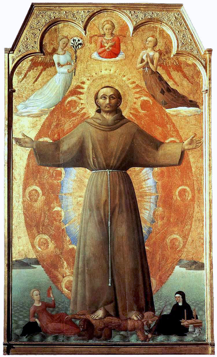 L'extase de saint François - Stefano di Giovanni (Sassetta) image 1 tableau peint à l’huile sur toile
