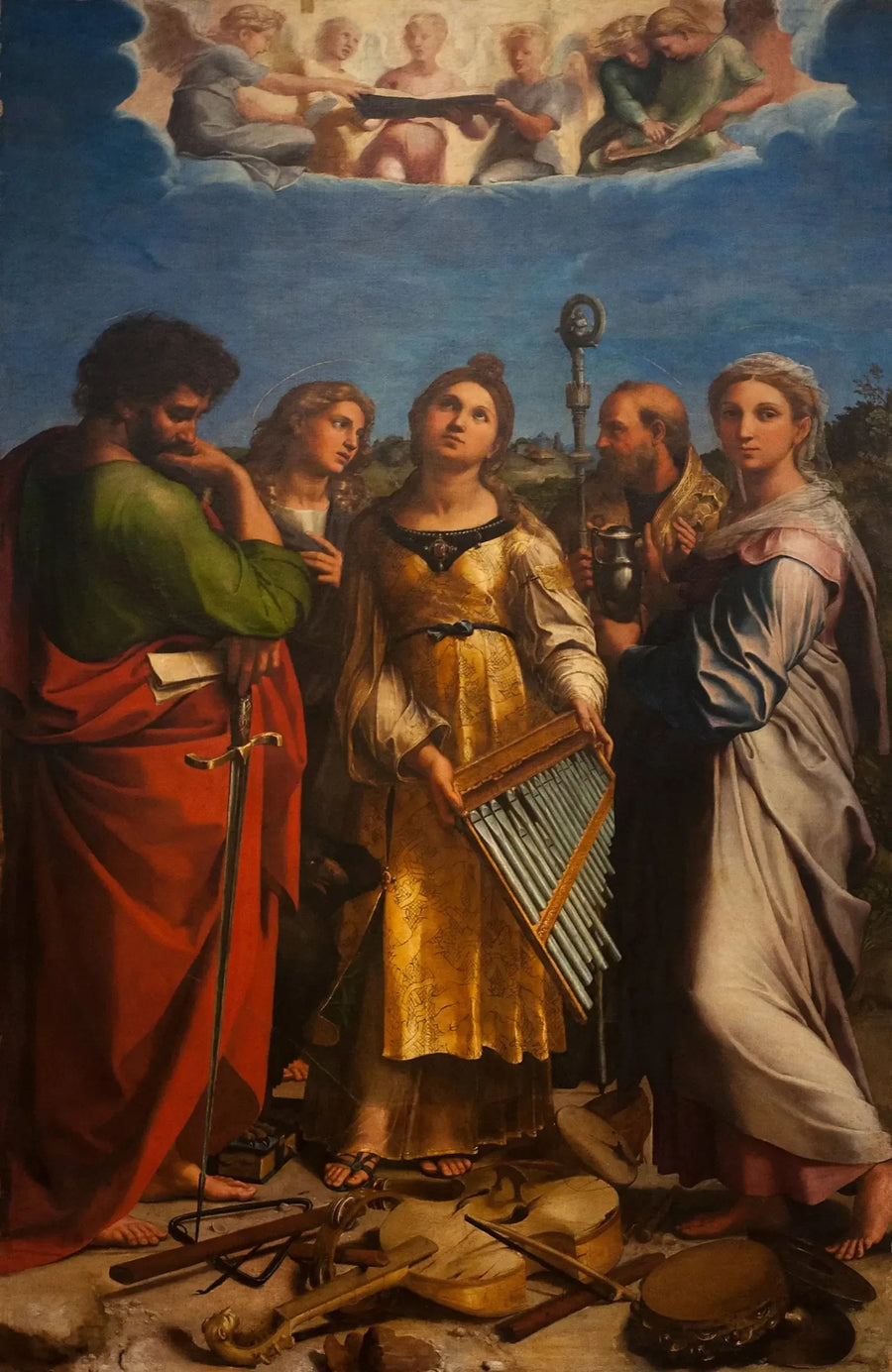 Den ekstase af hellige Cecilie - Raphael Sanzio