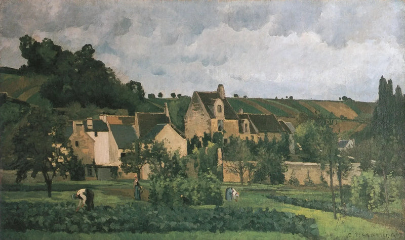 L'Hermitage i Pontoise - Camille Pissarro