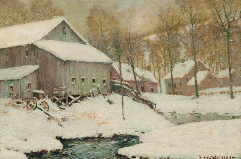 Vinter på gården - Julian Onderdonk