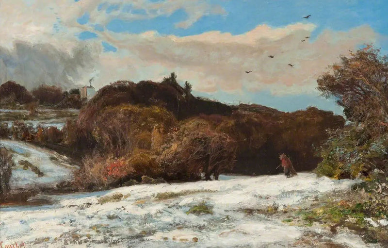 Vinter i Ornans - Gustave Courbet