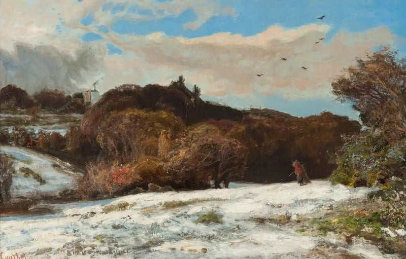 Vinter i Ornans - Gustave Courbet