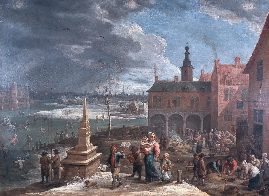 Vinteren - David Teniers den Yngre