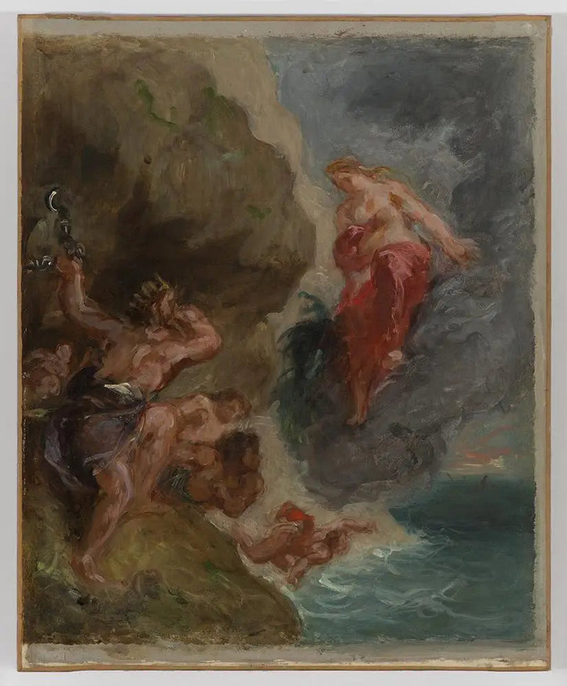 Vinteren. Junon beder Éole - Eugène Delacroix