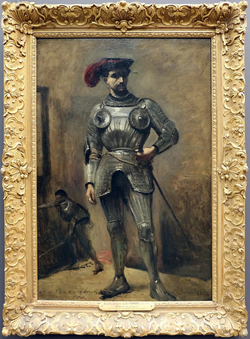 Manden med rustningen - Jean-Baptiste Camille Corot