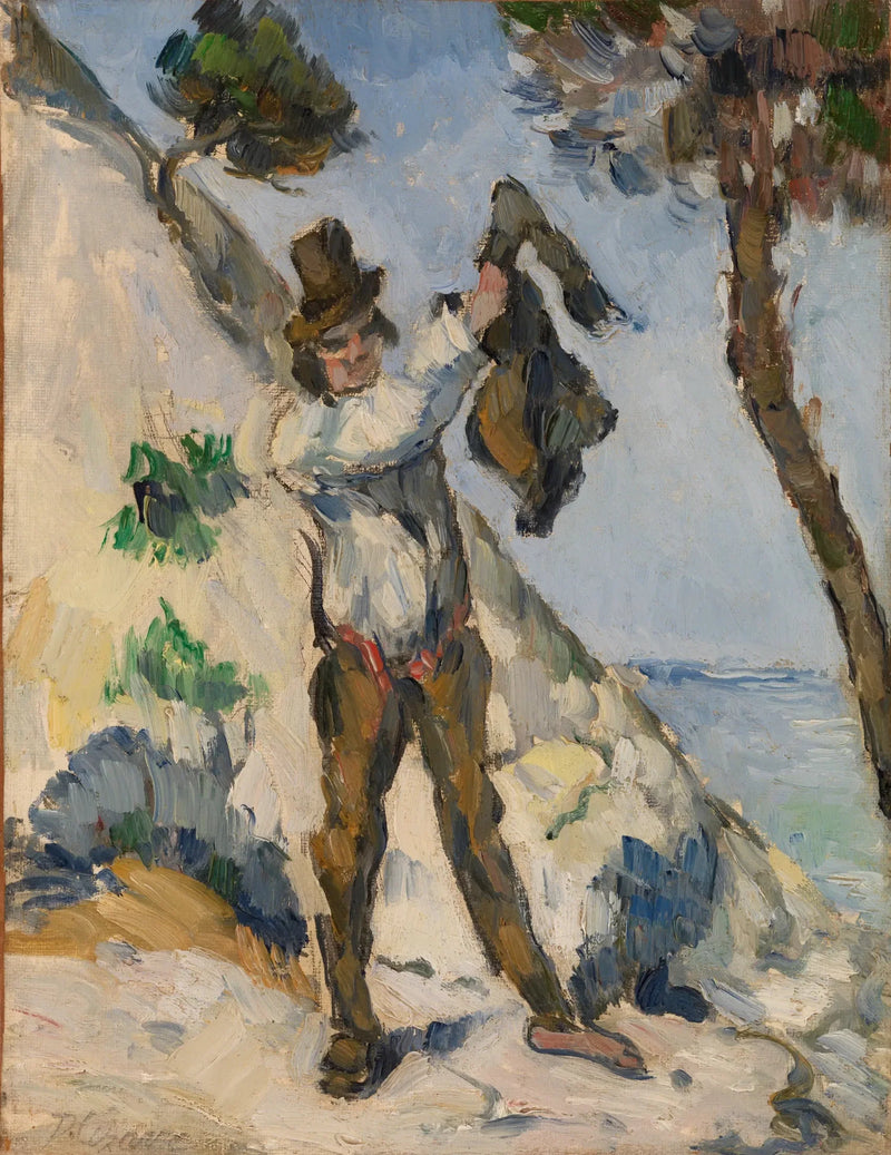 Manden med jakken - Paul Cézanne