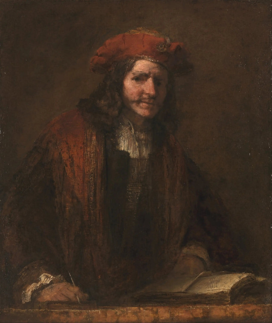 Manden med den røde hue - Rembrandt