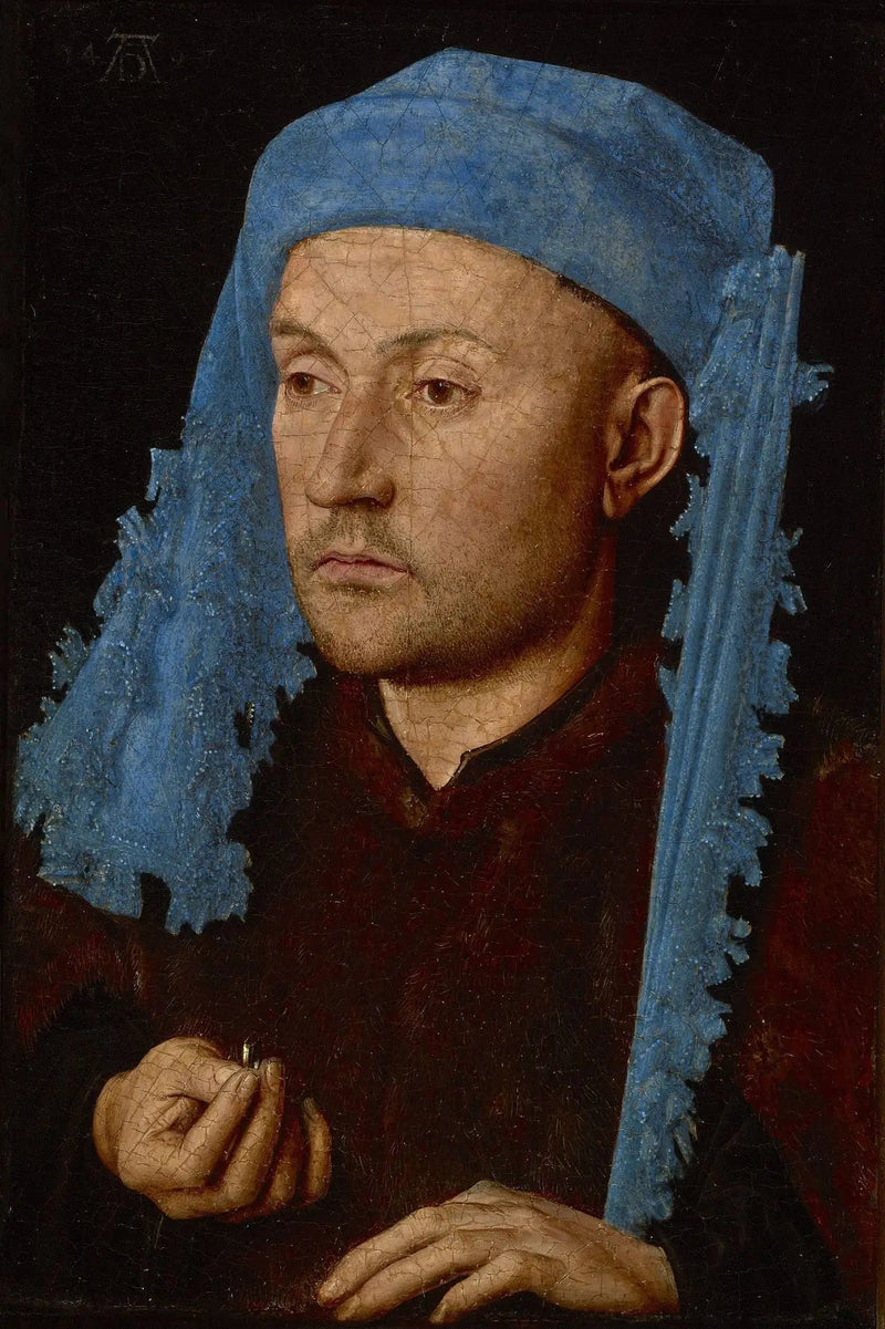 Manden med den blå hætte - Jan van Eyck