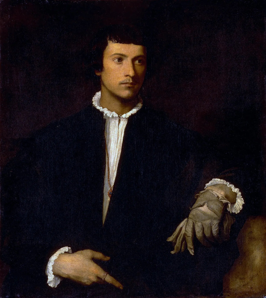 Manden med handskerne - Titian